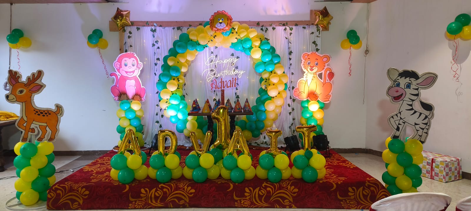 Jungle Safari Birthday Decoration