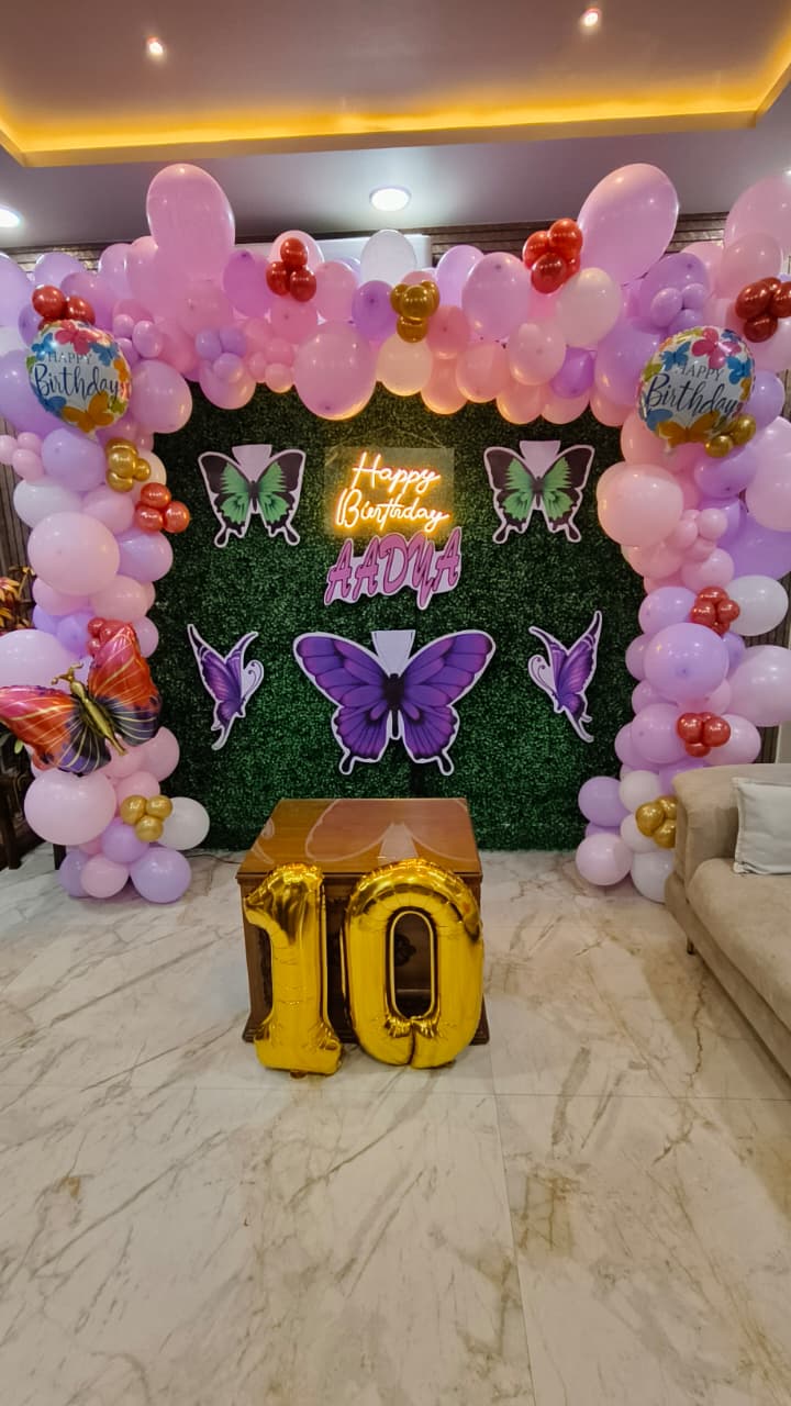 Magical Birthday Garden Setup