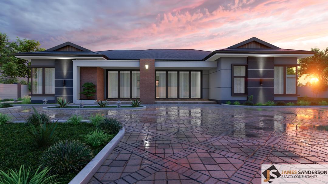 Rendered house image