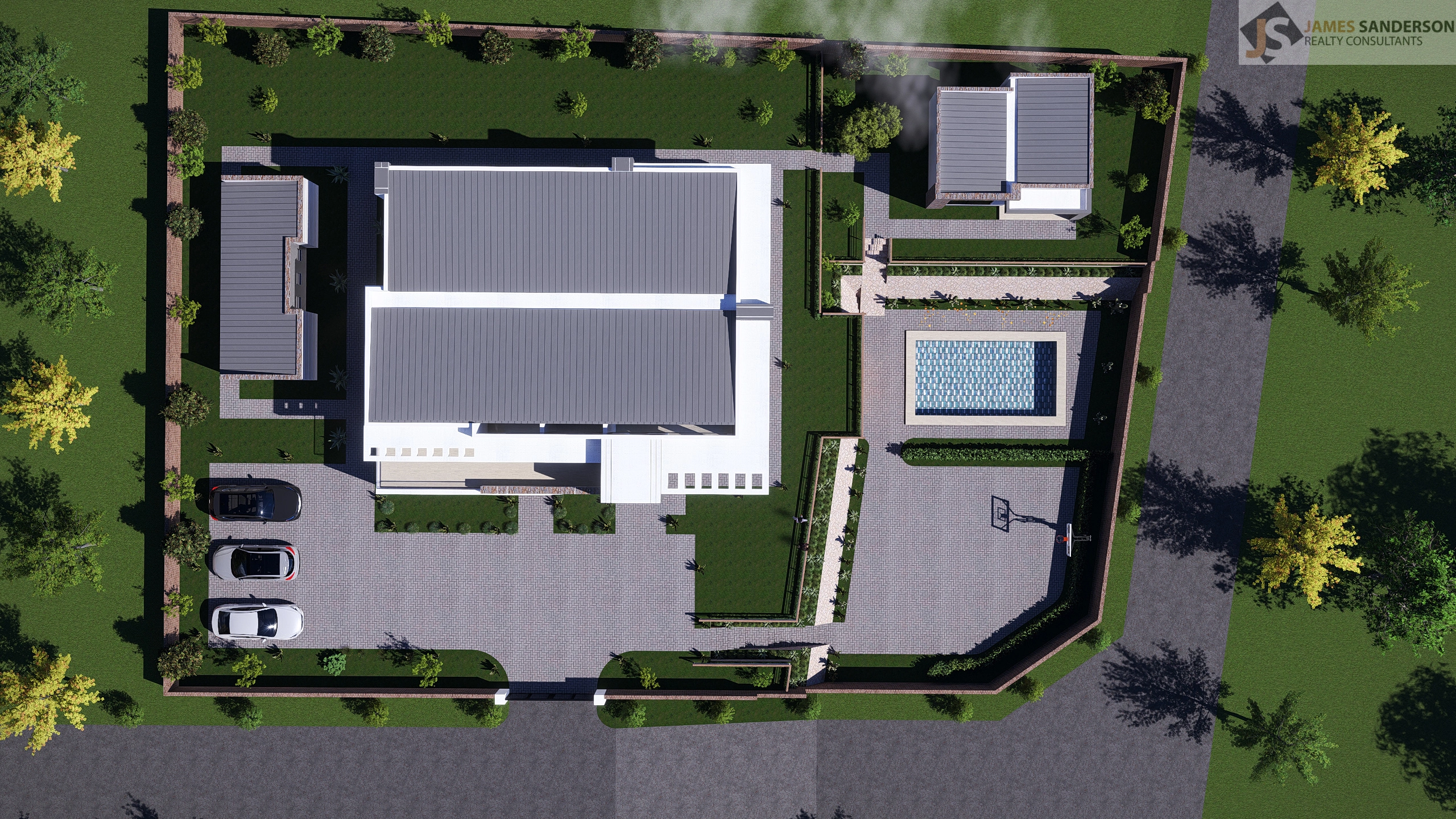 Luxury duplex render 3