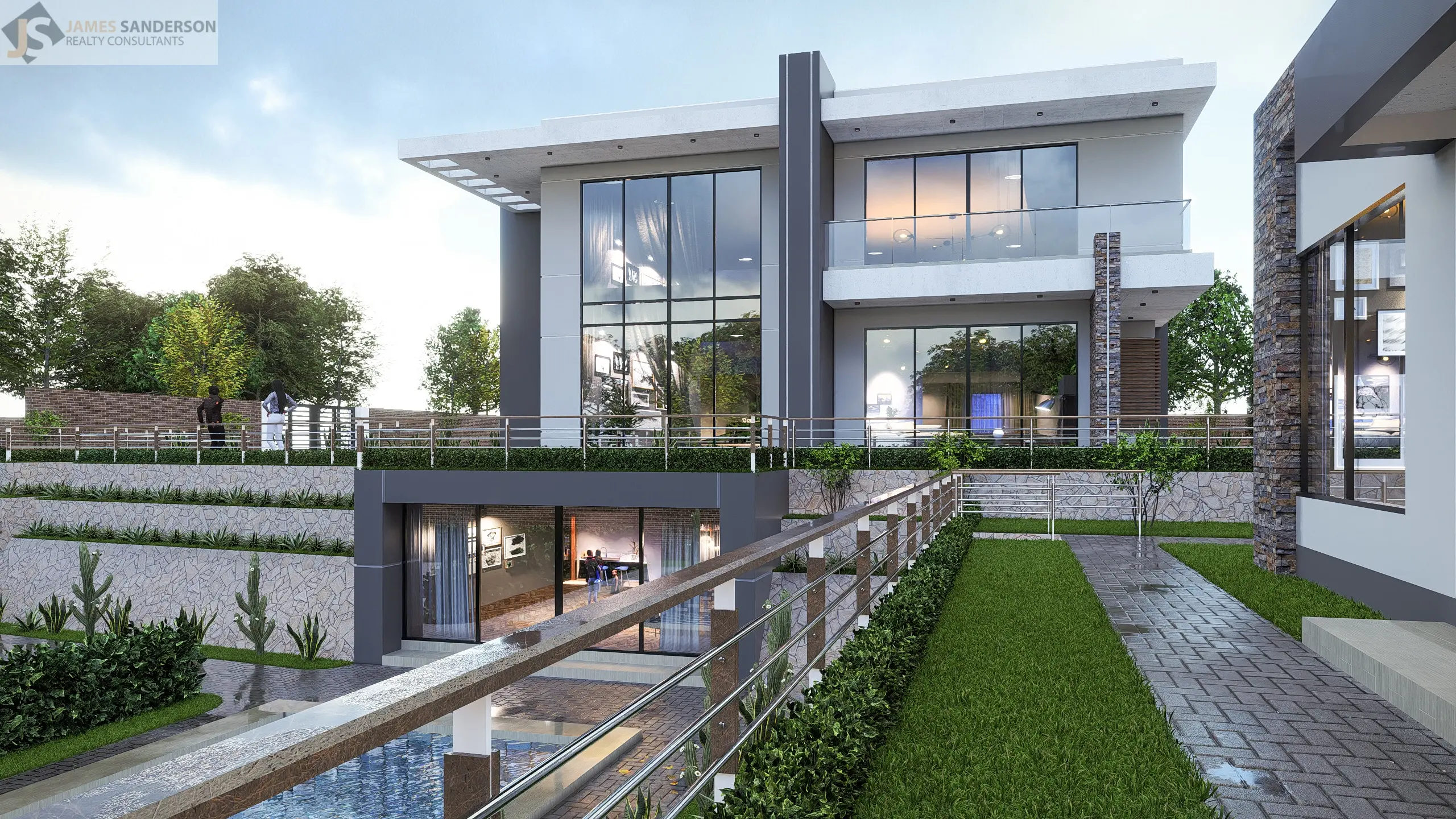 Luxury duplex render 1
