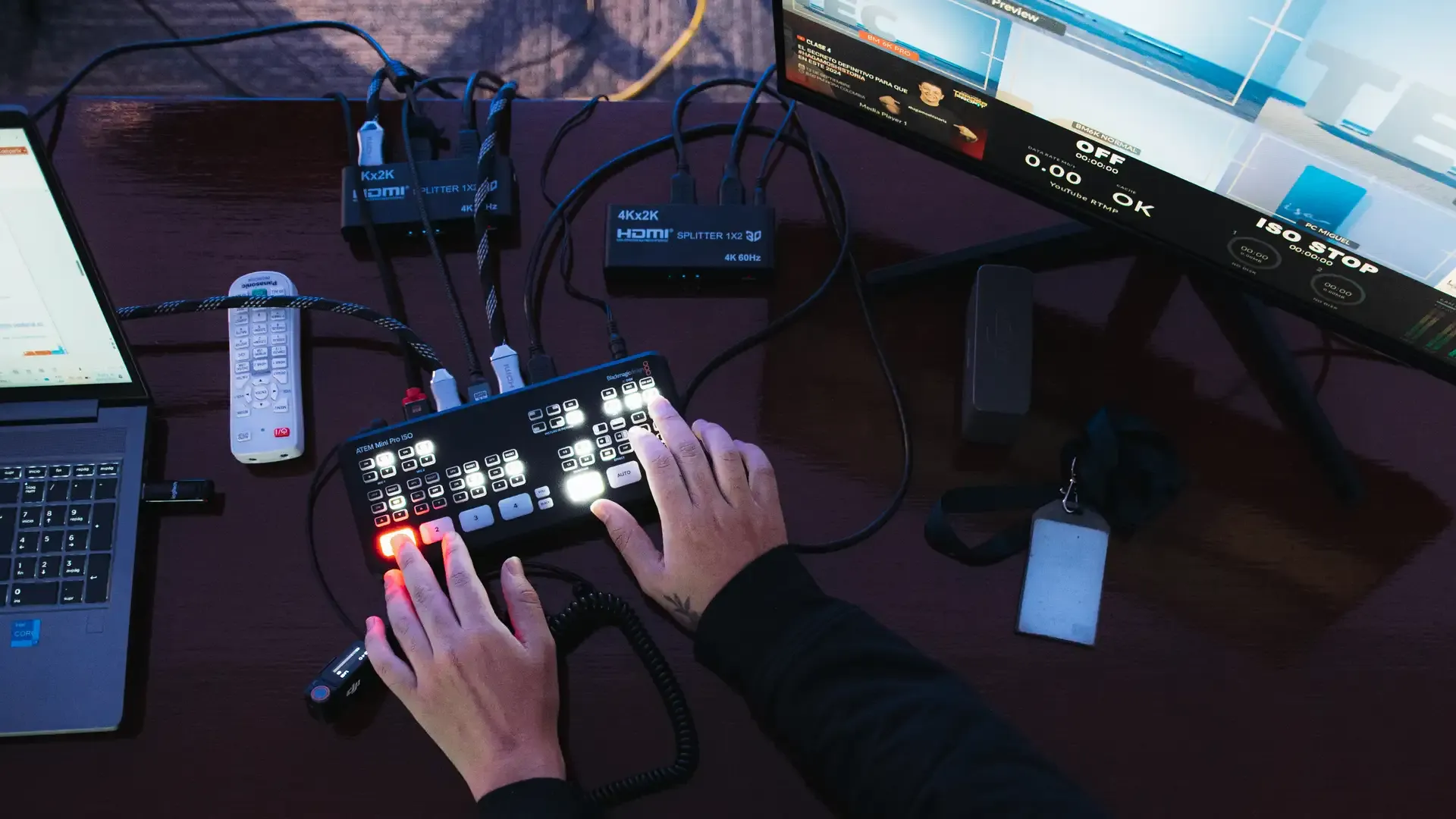 Streaming y switcher en vivo | DUAL PRODUCTORA