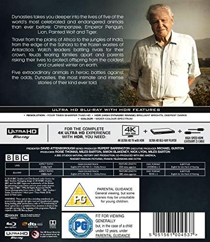 Vue 3 de Dynasties Bluray Region Free