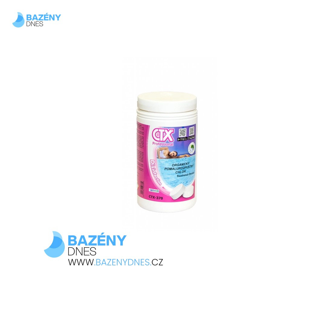 CTX - 370 pomalurozpustný chlór organický 20 g tablety 1 kg