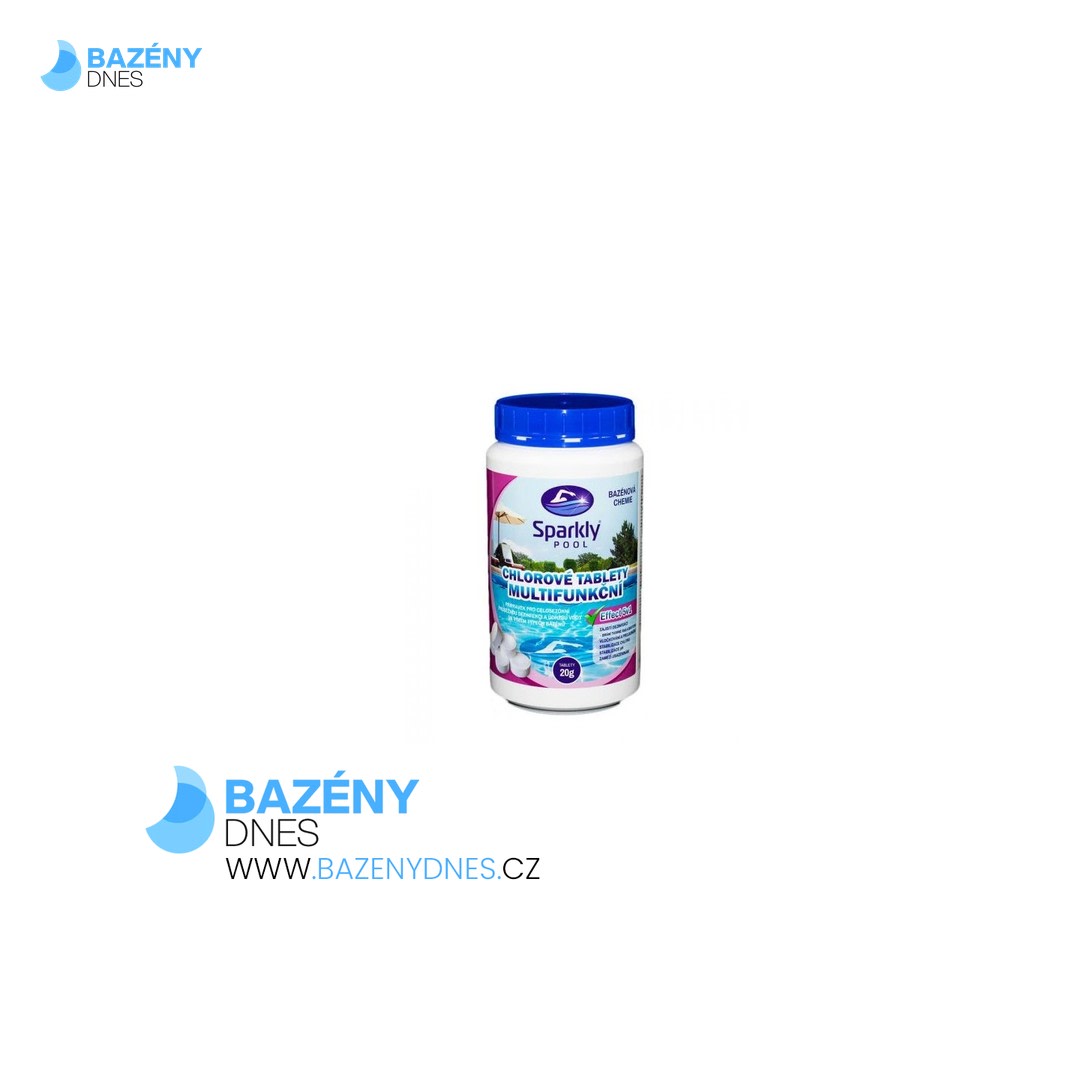 Chlorové tablety do bazénu 5v1 multifunkční 20g 1 kg