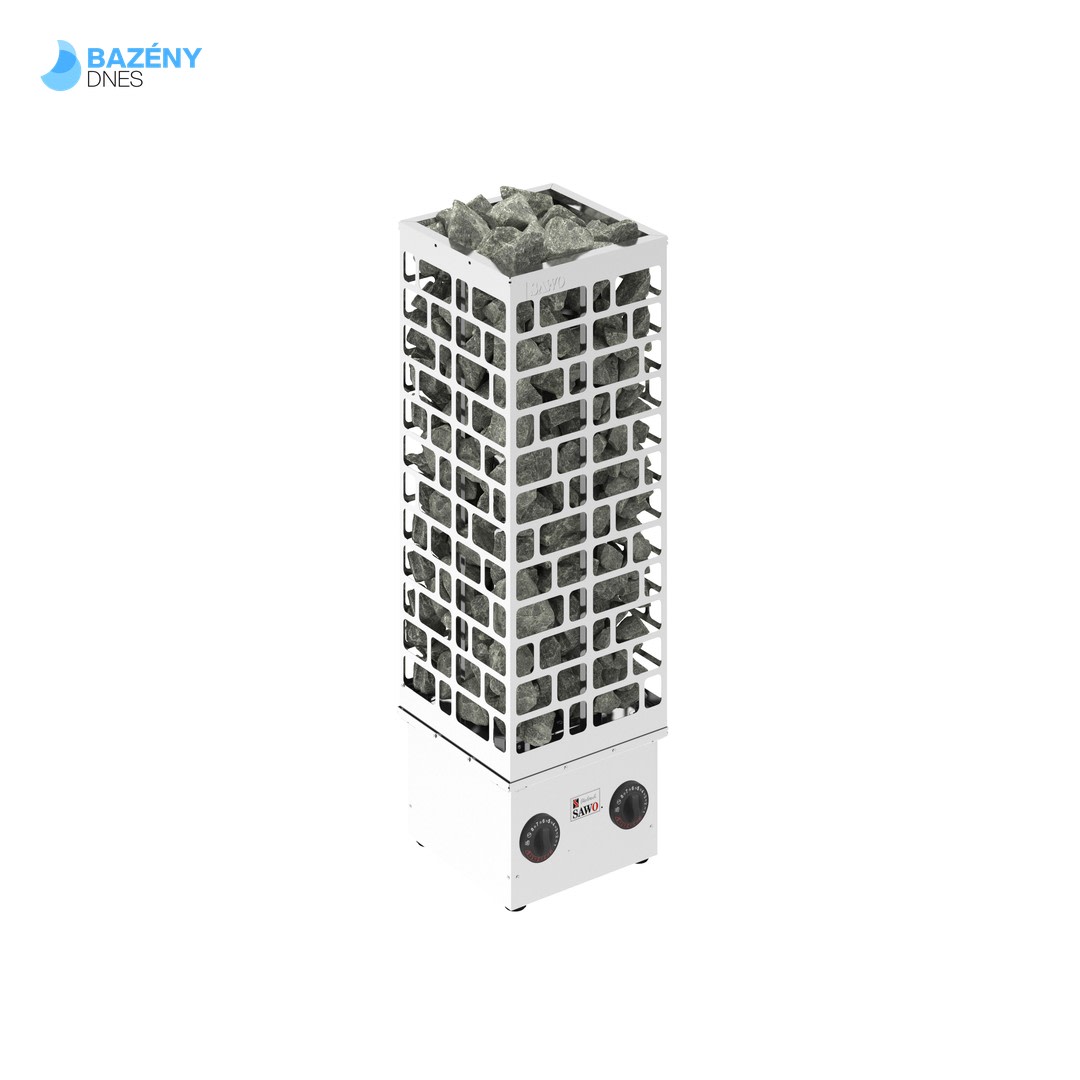 Saunová kamna CUBOS 4, 5 kW (včetně integrovaného ovladače)