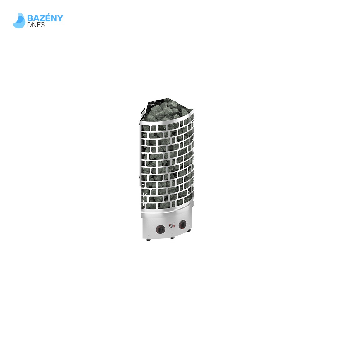 Saunová kamna ARIES 7, 5 kW - rohová (včetně integrovaného ovladače)