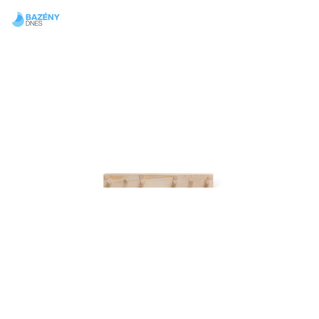 4 - místný věšák na saunu - Borovice