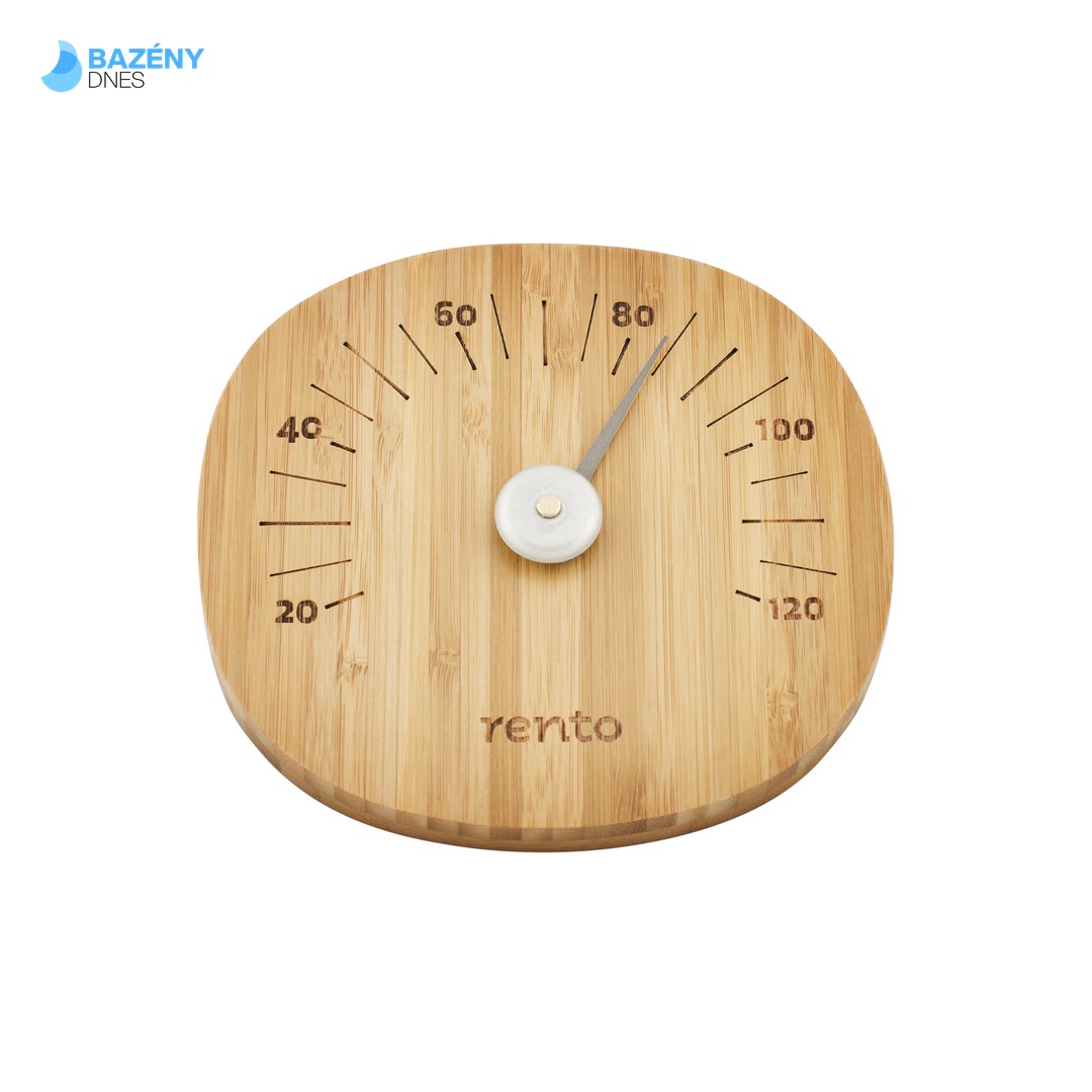 RENTO Teploměr do sauny - bambus