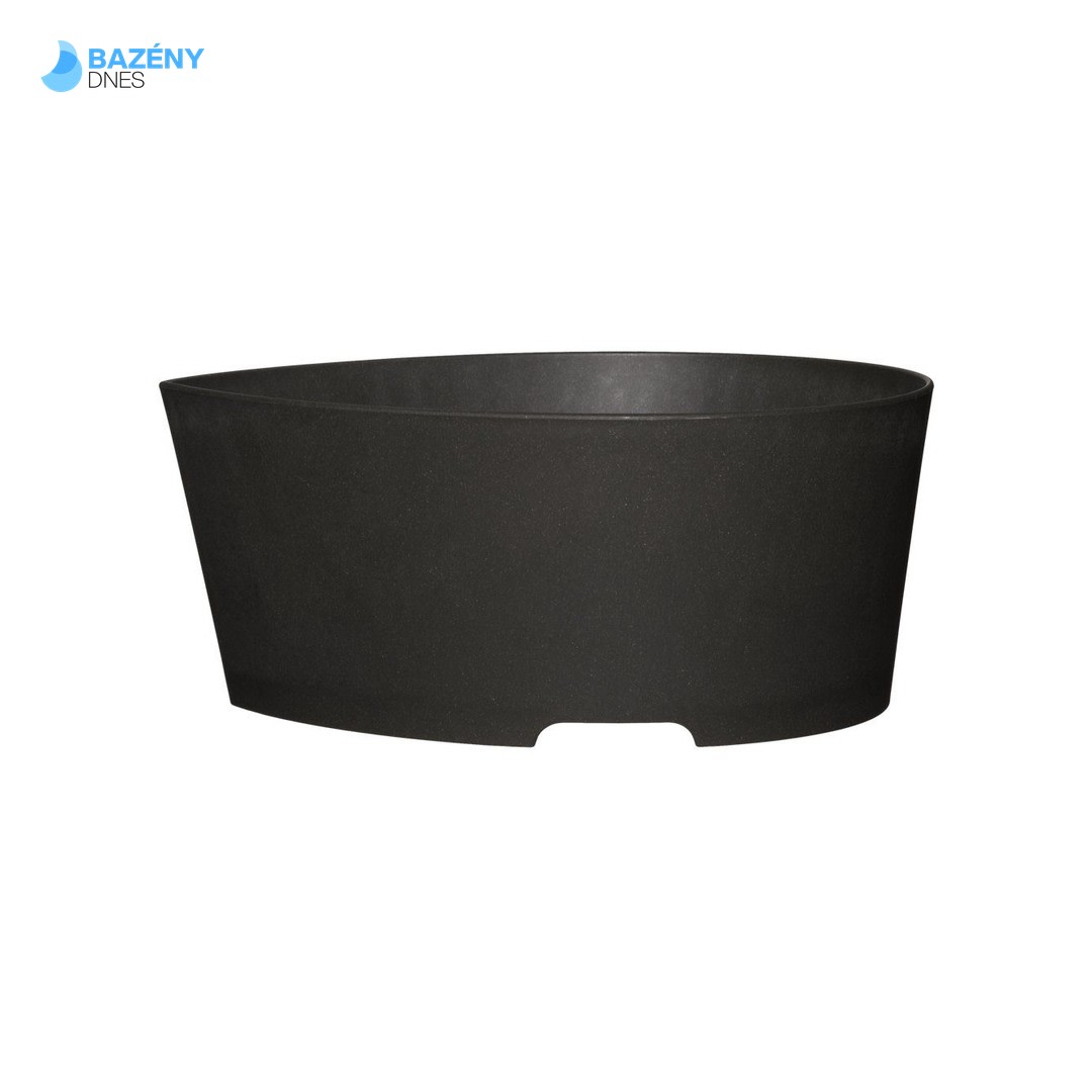 RENTO Saunová umyvadlová mísa 8, 5 L - antracit