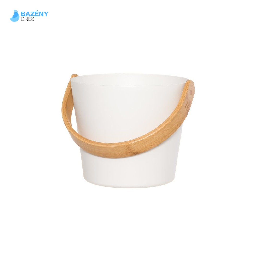 RENTO Saunové vědro hliníkové - bílé