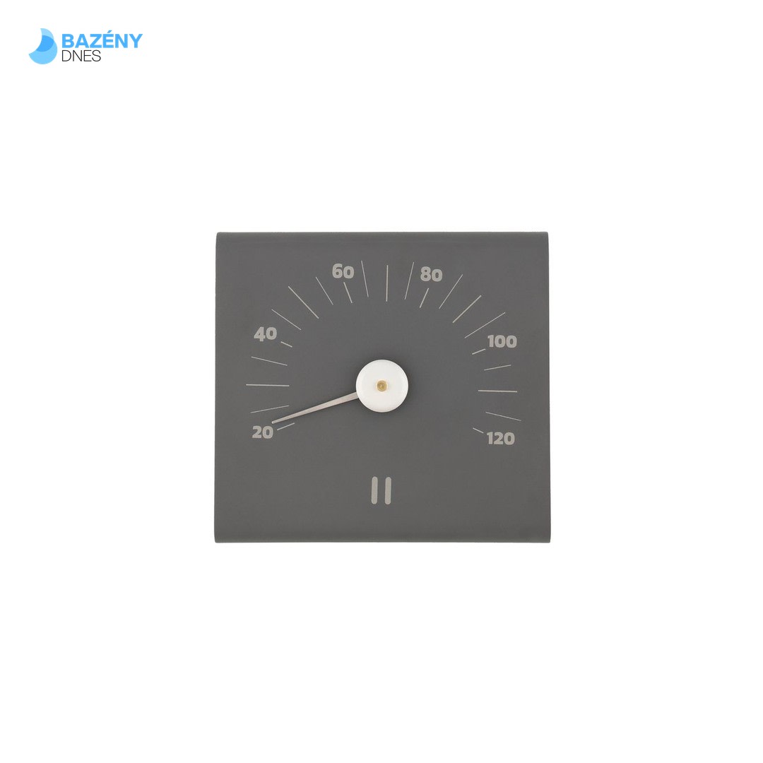 RENTO Teploměr do sauny AL - šedý