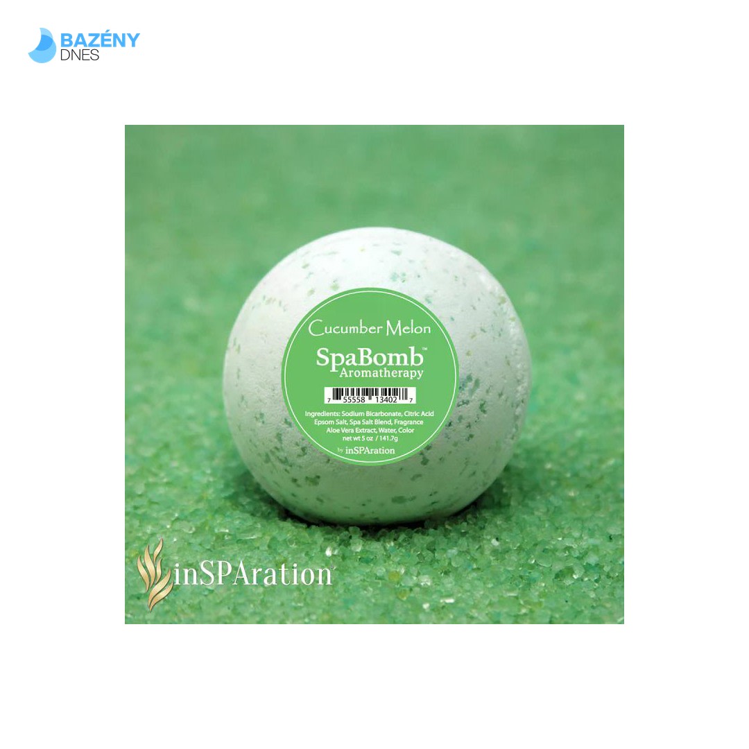 inSPAration Spa Bomb 5oz - Okurka a Meloun