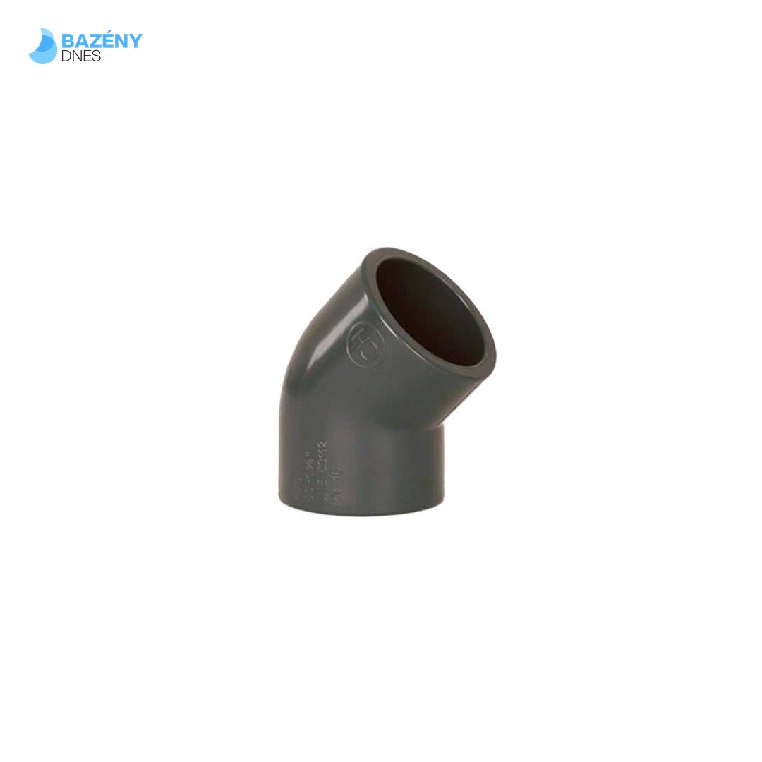 PVC tvarovka - Úhel 45° 40 mm