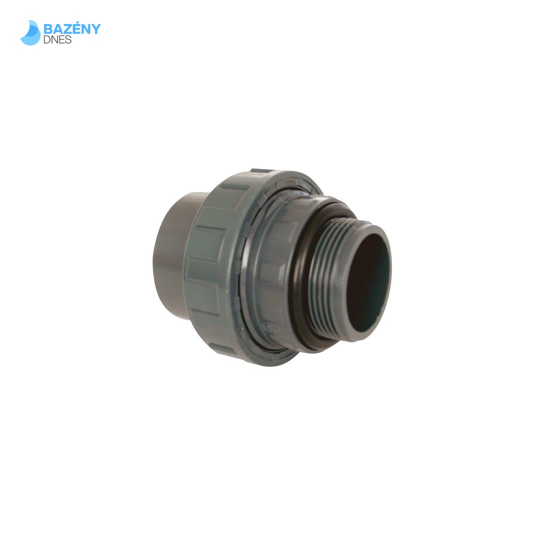 PVC tvarovka - Šroubení 63 x 2“ ext., s o - kroužkem