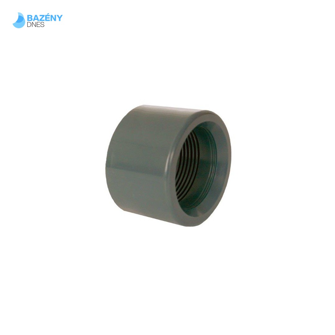 PVC tvarovka - Redukce krátká vkládací se závitem 63 x 1 1/2“ int.