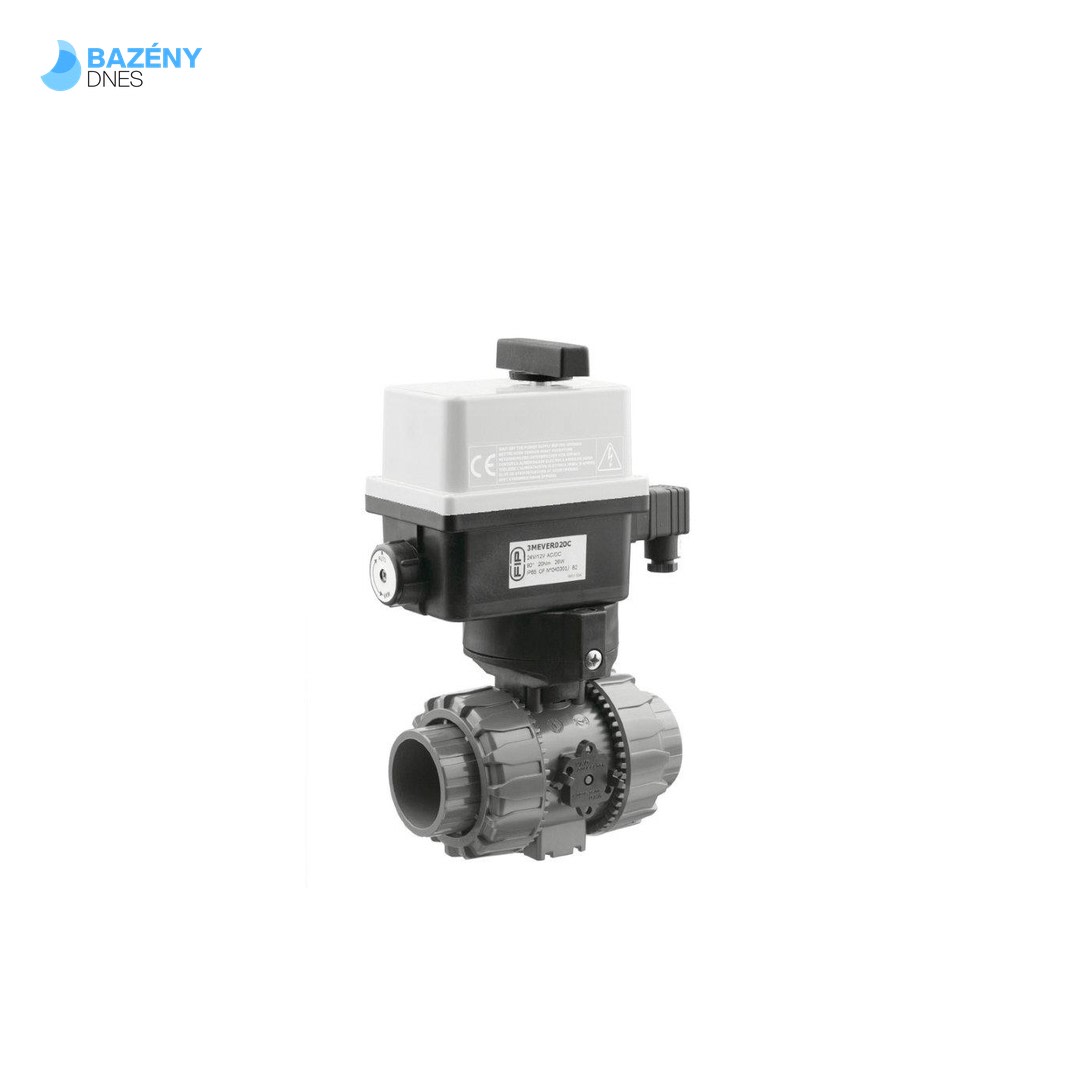 Kulový el. dvoucestný ventil 63 mm, 230 V, FIP – pro solární systémy