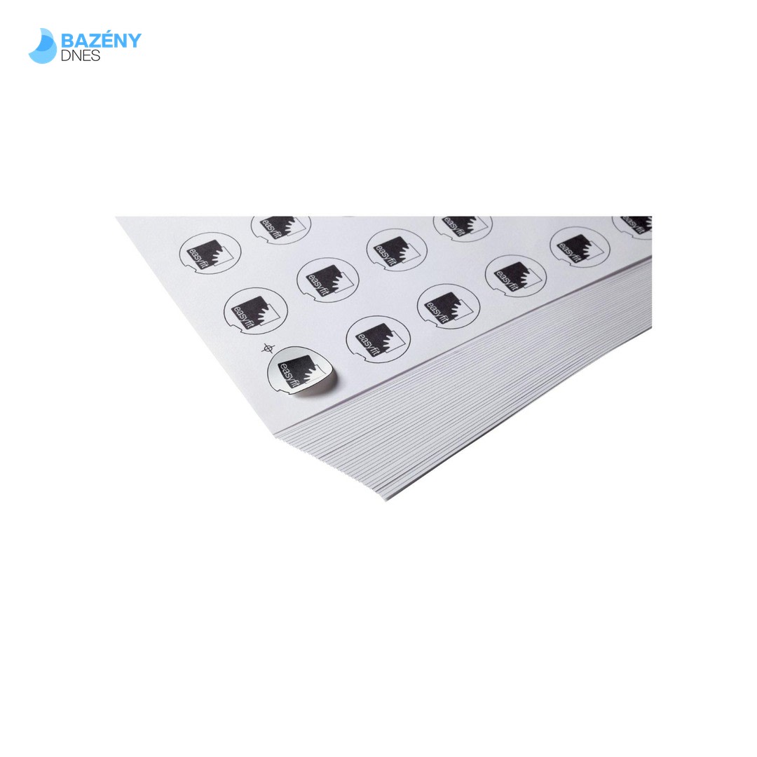 Nálepky pod průhledné víčko Easyfit d= 63 mm, 40 kusů