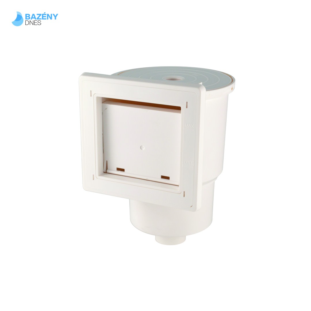 Skimmer VA 150 x 150 mm, s clonkou šroubů, pro fólie, připojení 1, 5“