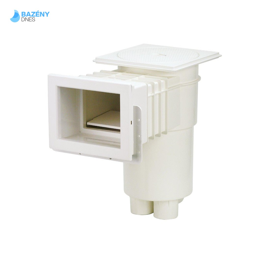 Skimmer VA, sání 215 mm x 160 mm, pro fólie, s mosaznými zástřiky