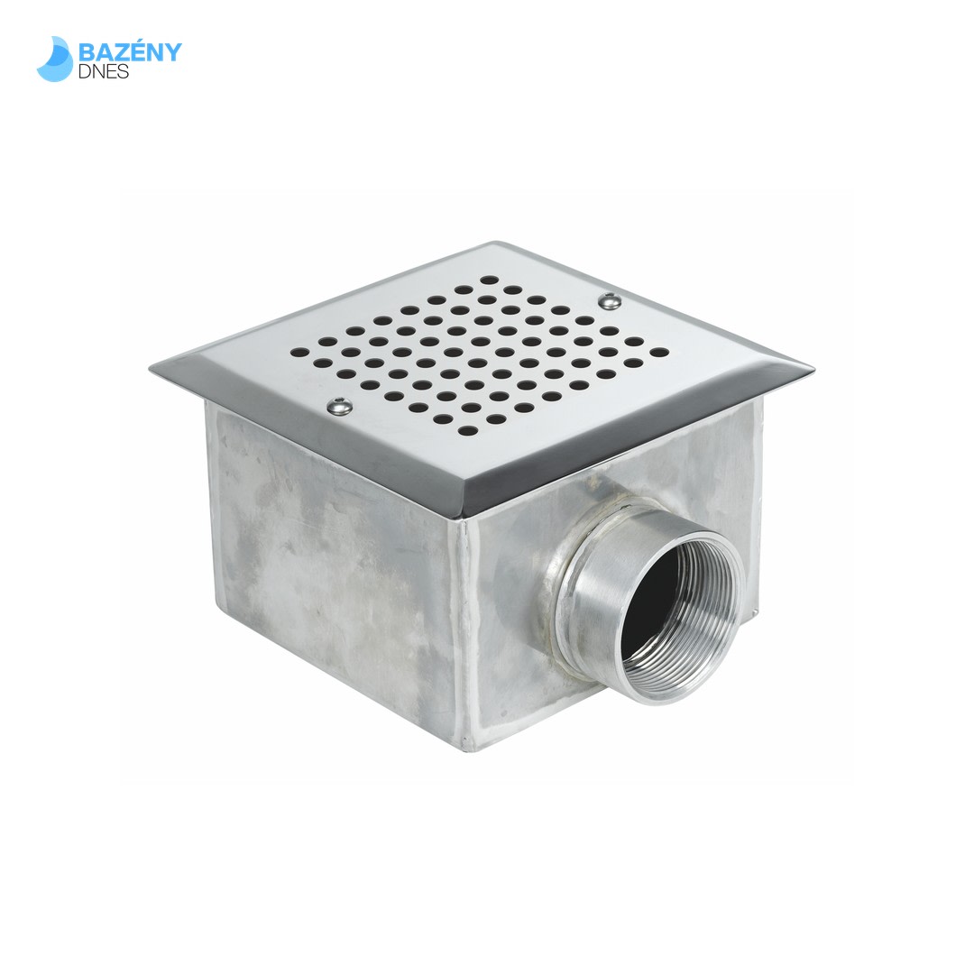 Podlahová výpust NEREZ čtvercová, pro folie