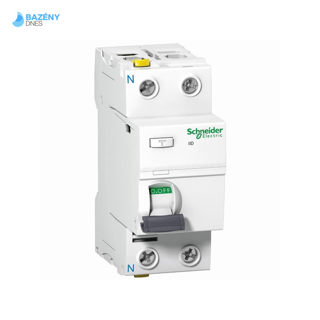 Chránič proudový 2 pólový, 25 A/30 mA