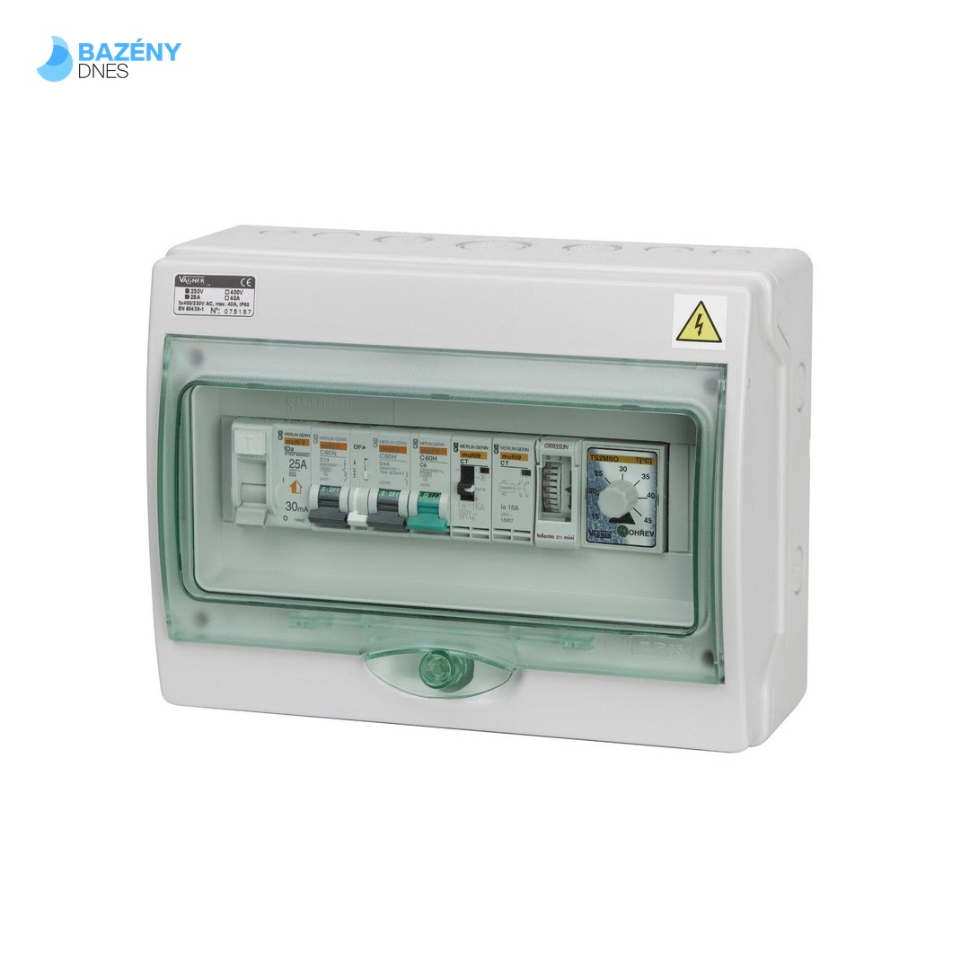 Automatické ovládání pro filtraci/výměník/světlo - F3VSDIGI