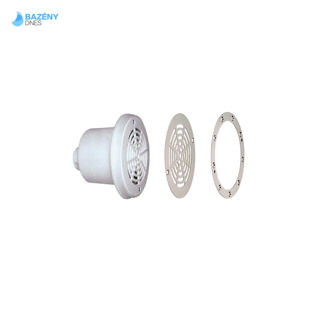 Podlahová výpust Hayward včetně nerezové mřížky a příruby