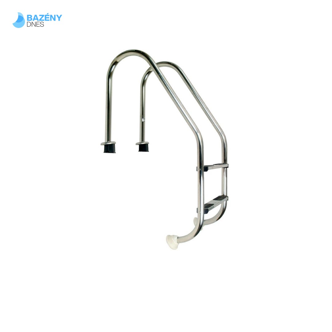 Žebřík nerez Standard s pouzdrem 2 stupňový, AISI 304