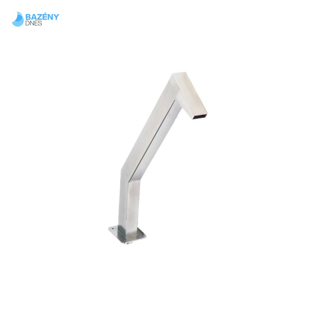 Chrlič - Žirafa 55 mm, nerez, připojení 63 mm, povrch matný