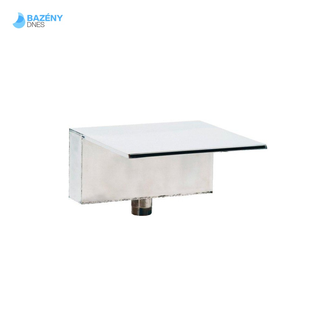 Chrlič do zdi - Š400 mm, připojení 2", nerez, lesklý povrch