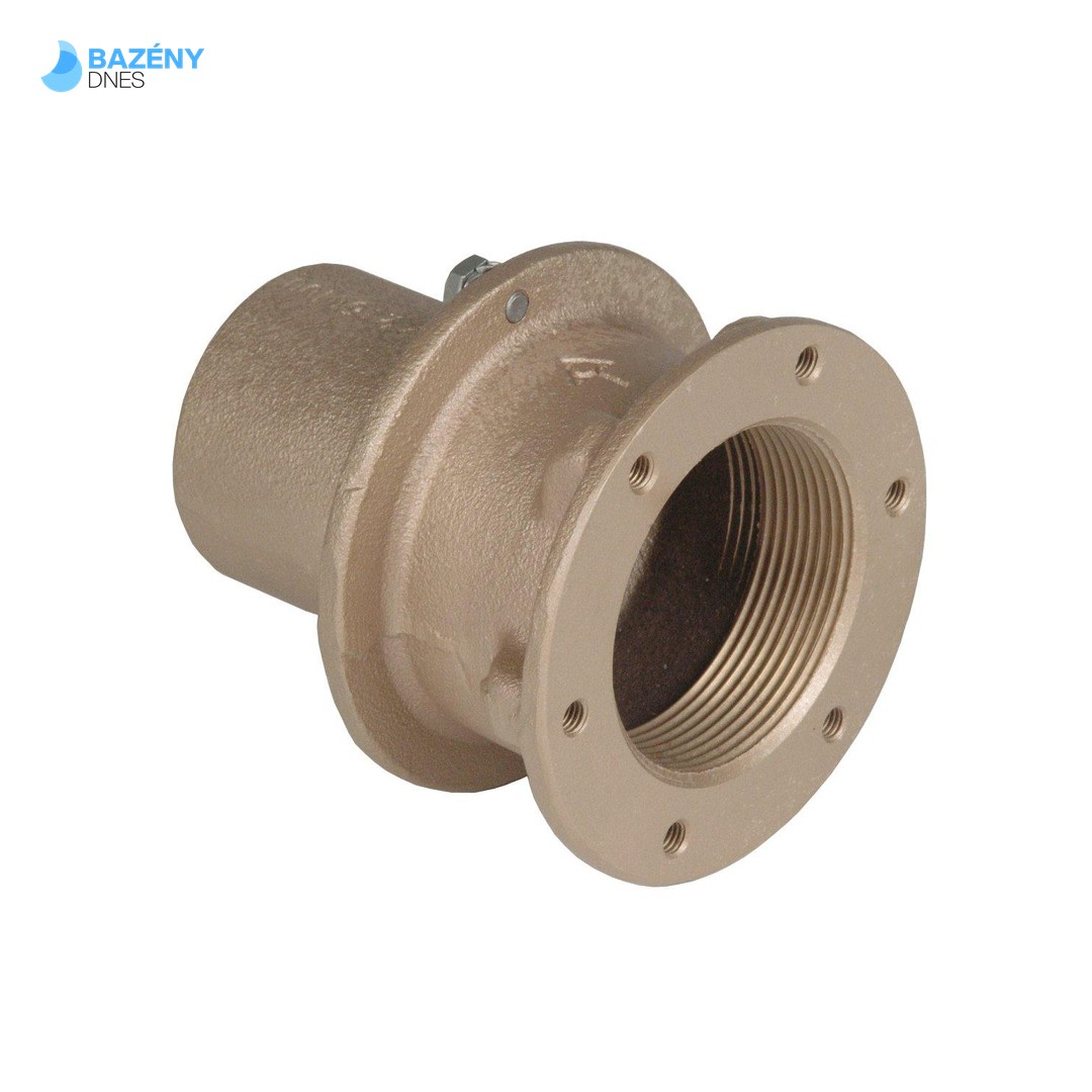 Průchod stěnou pro keramické a foliové baz.–2“ x 11/2“, délka 100 mm.