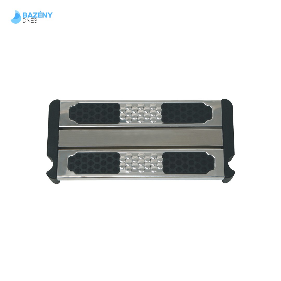 Rozšířený (dvojitý) stupeň pro žebřík - NEREZ AISI 316