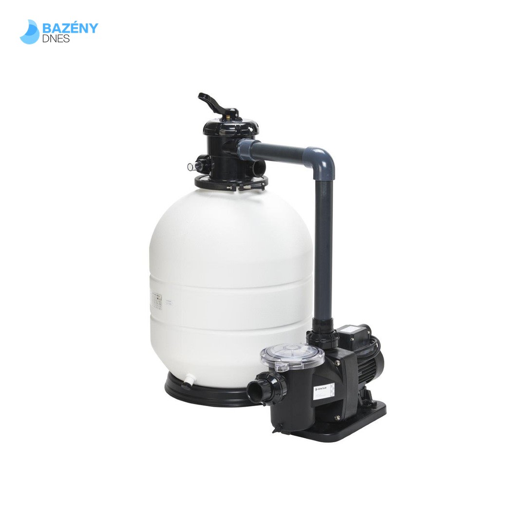 Filtrační zařízení KIT ROMA 500 9m3/hod na paletě s čerpadlem FREEFLOs podstavcem a čerpadlem