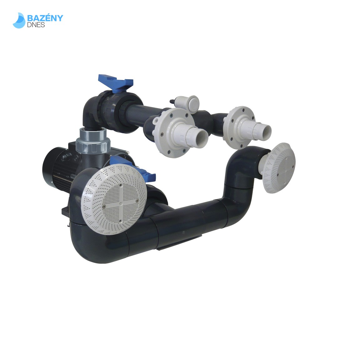 COMPASS - 84 m3/h, 400V, 4, 0kW - Komplet Double Jet