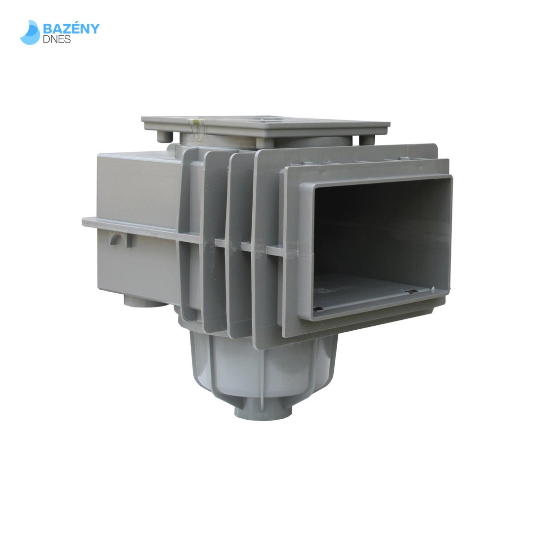 SKIMMER V20 do betonu, 200 x 150 mm - Šedý (RAL7037)