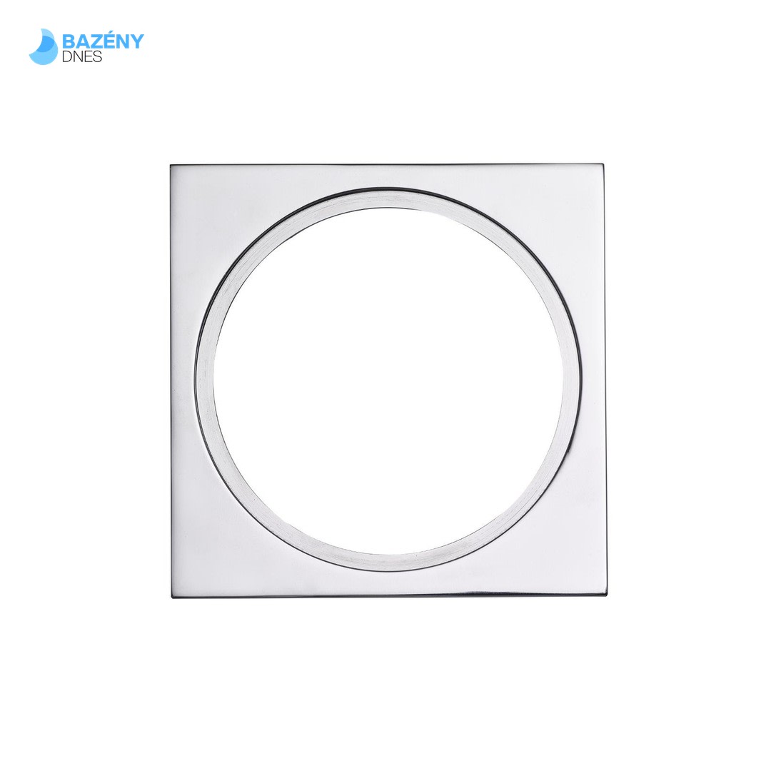 Nerezový rámeček trysky VAMILA - - hranatý