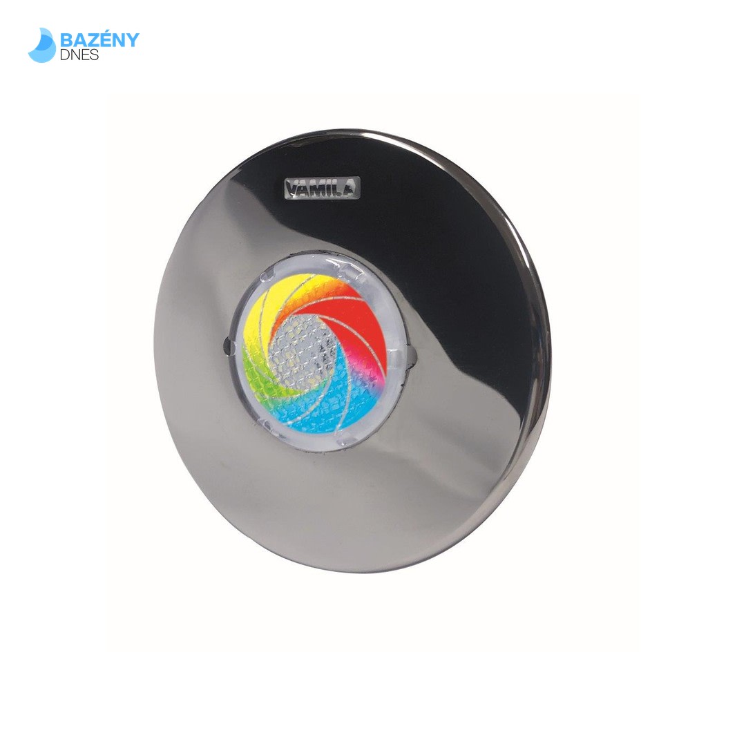 MINI Tube - - nerez prvek VAMILA - 9LED RGB, 8, 2W - pro předvyrobené bazény