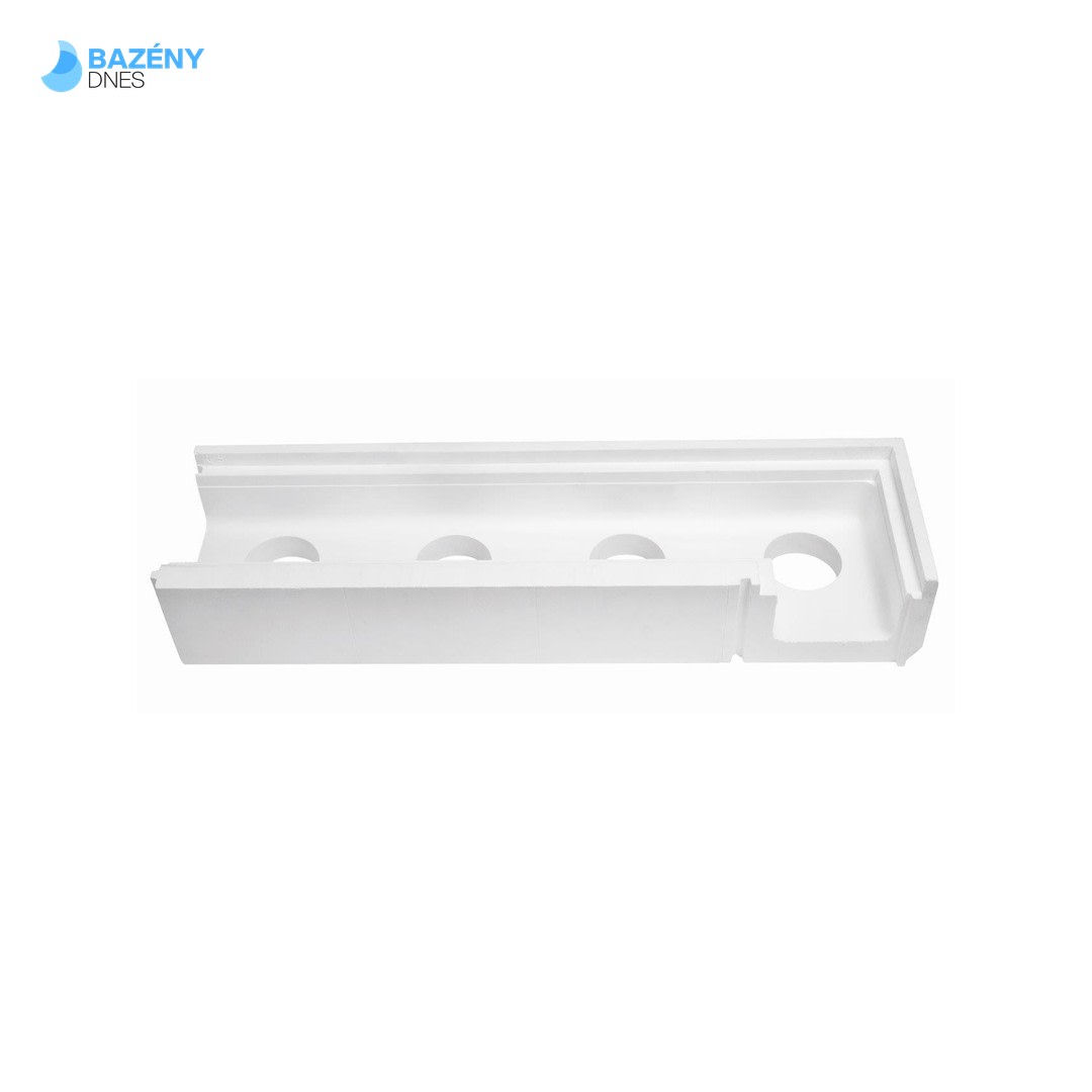 Polystyrenová tvárnice POWER - S - - žlabová, rohová; 1 029, 5 x 279, 5 x 170