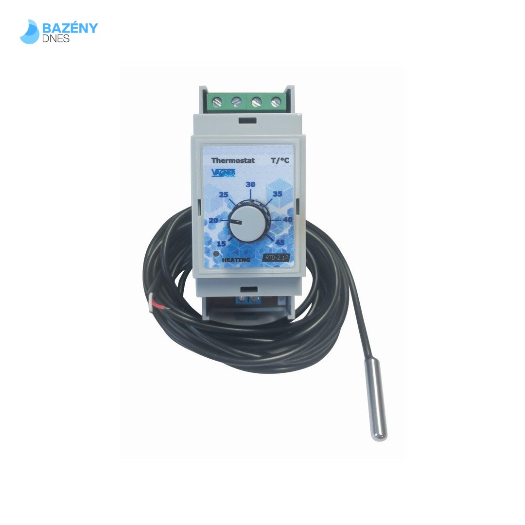 Elektronický termostat na DIN lištu (do rozvaděče)