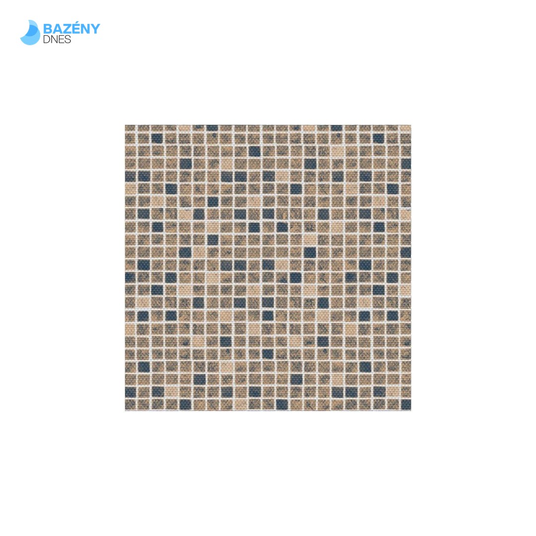AVfol Decor Protiskluz - Mozaika Písková; 1, 65m šíře, 1, 5mm, role 25m