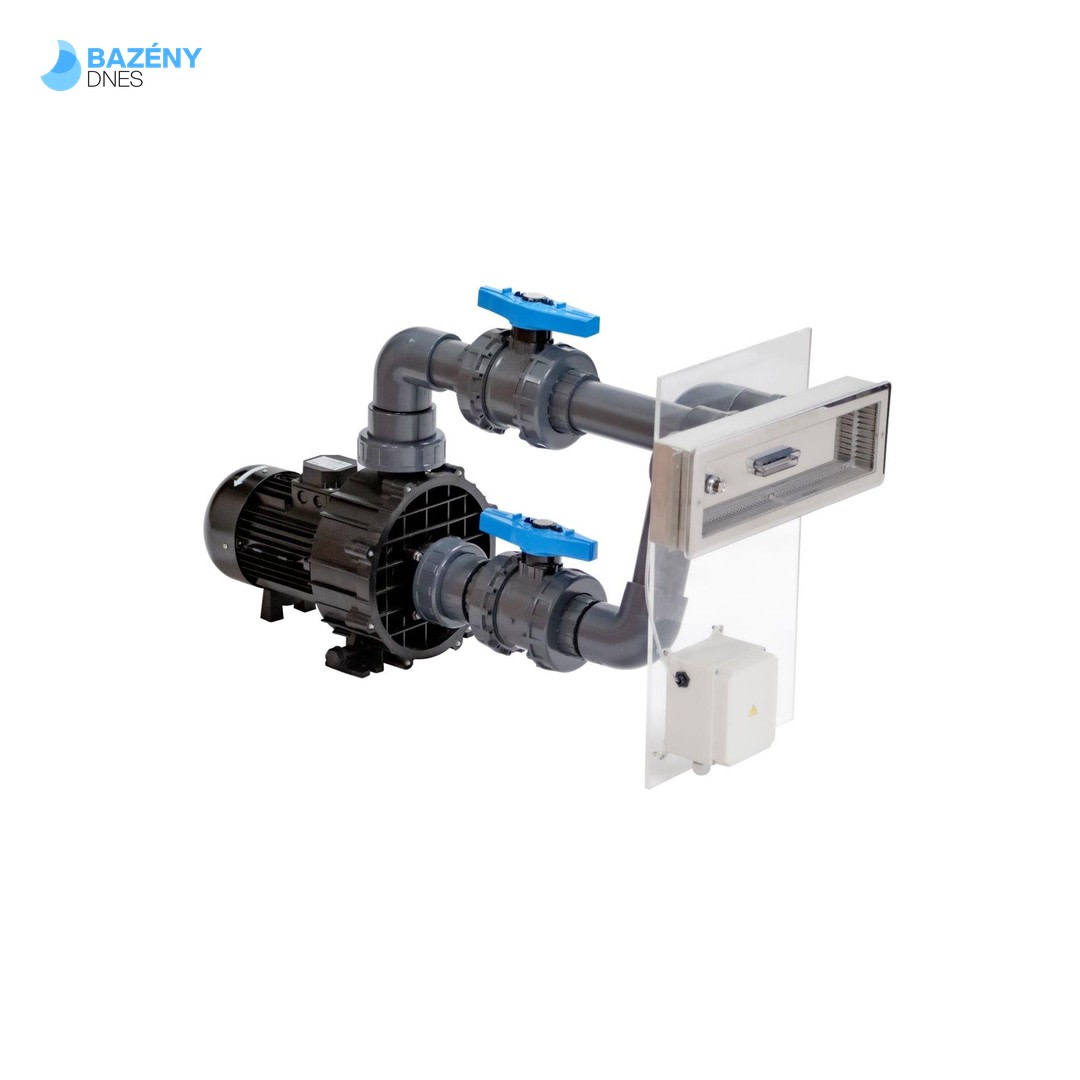 Protiproud JET SWIM ATHLETE - 76 m3/h, 400V, čerpadlo BRAVUS, 1x Piezo