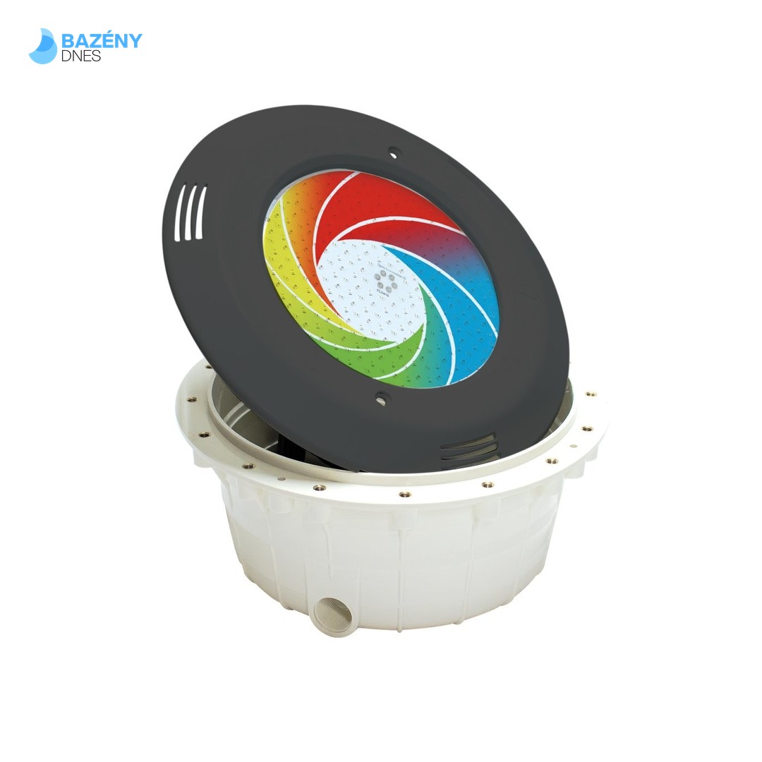 Světlo VA LED "PB" - 33W, RGB - DMX; pro betonové bazény, tmavě šedá