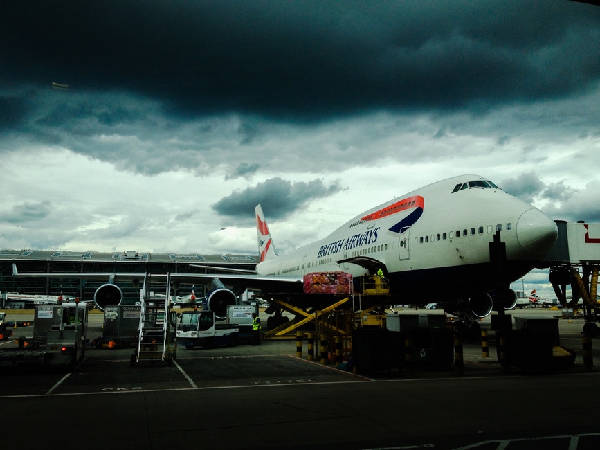 airliner, airplane, airport