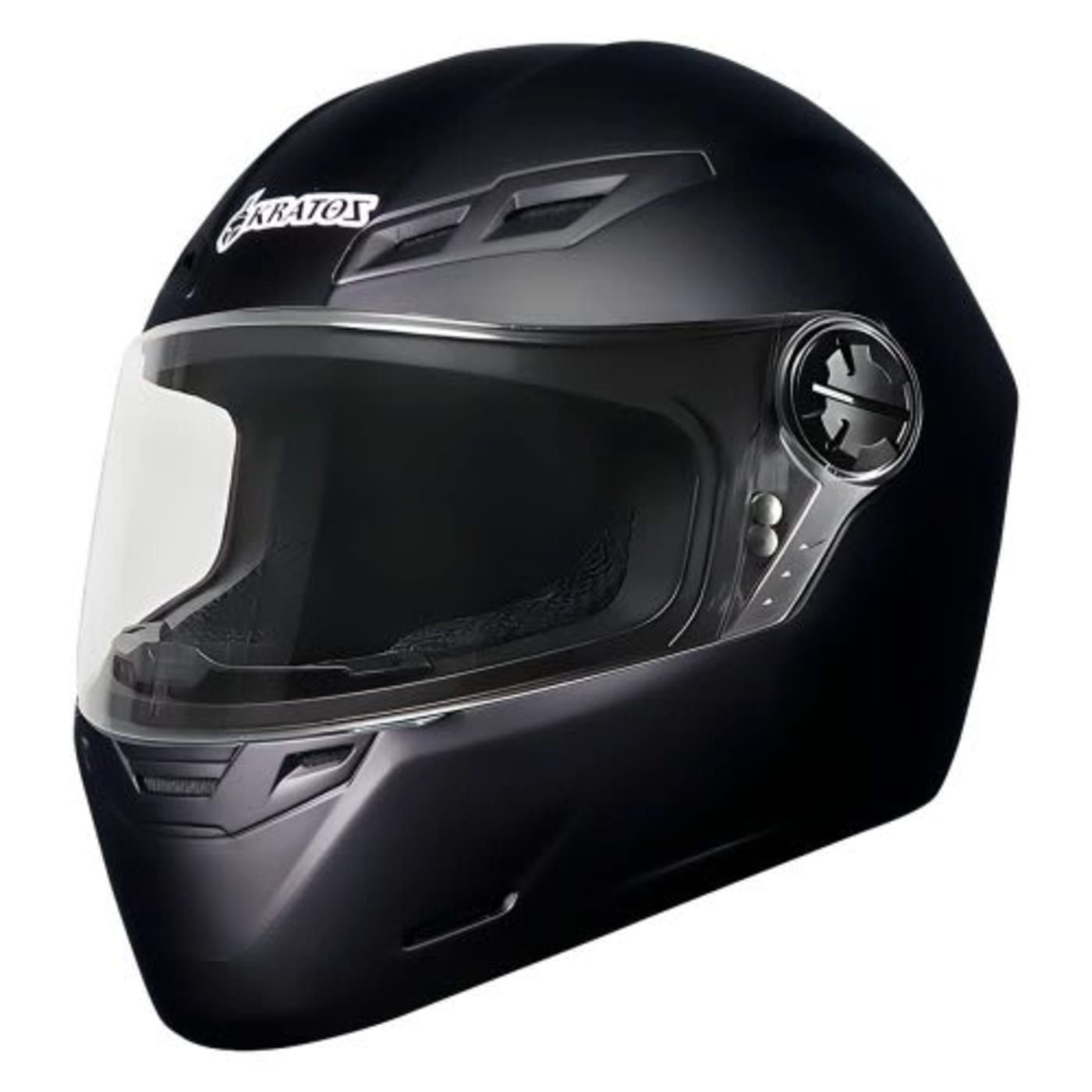 CASCO INTEGRAL KRATOZ CC K50 SOLID NEGRO MATE VISOR CLARO DOT