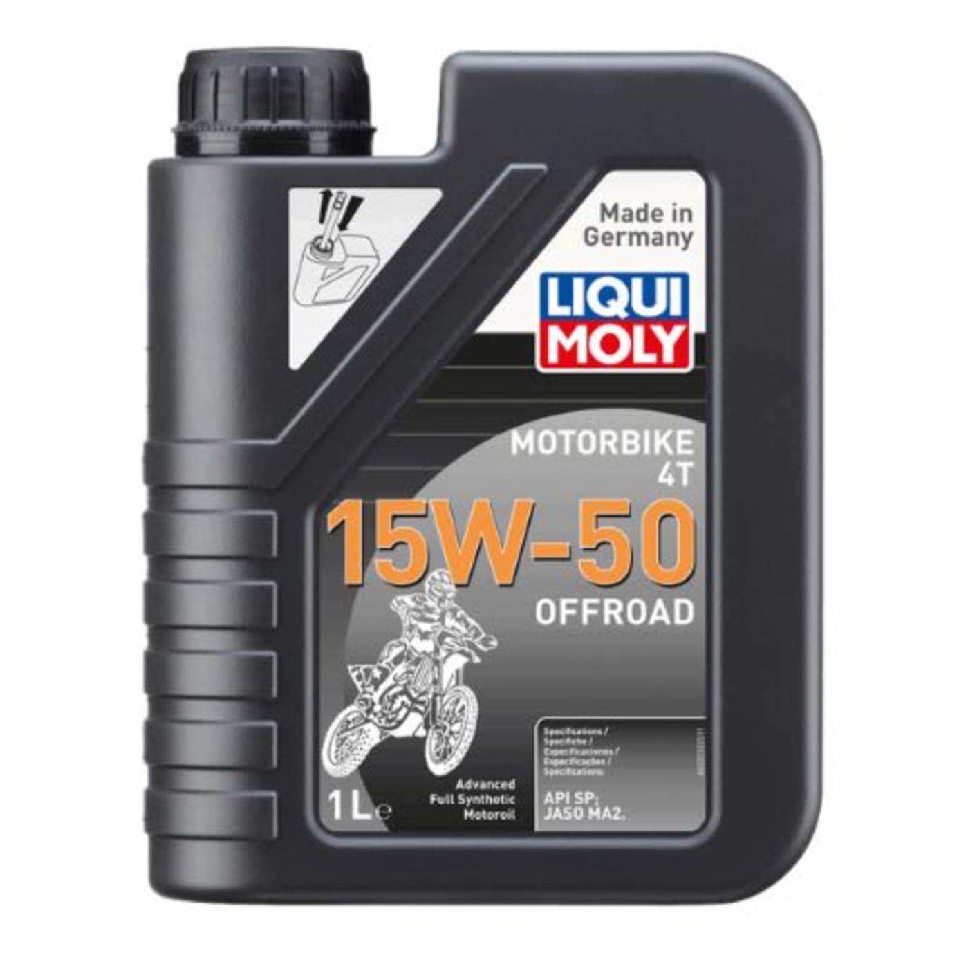 LIQUIMOLY MOTORBIKE 4T 15W50 OFF ROAD / ACEITE MOTOR 1L