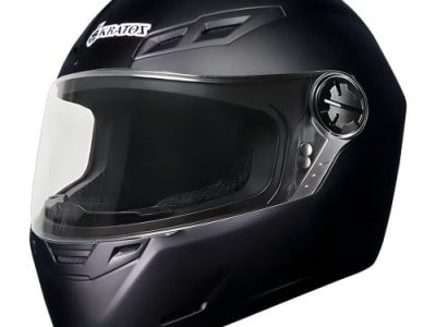 CASCO INTEGRAL KRATOZ CC K50 SOLID NEGRO MATE VISOR CLARO DOT
