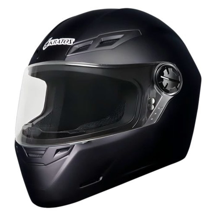 CASCO INTEGRAL KRATOZ CC K50 SOLID NEGRO MATE VISOR CLARO DOT