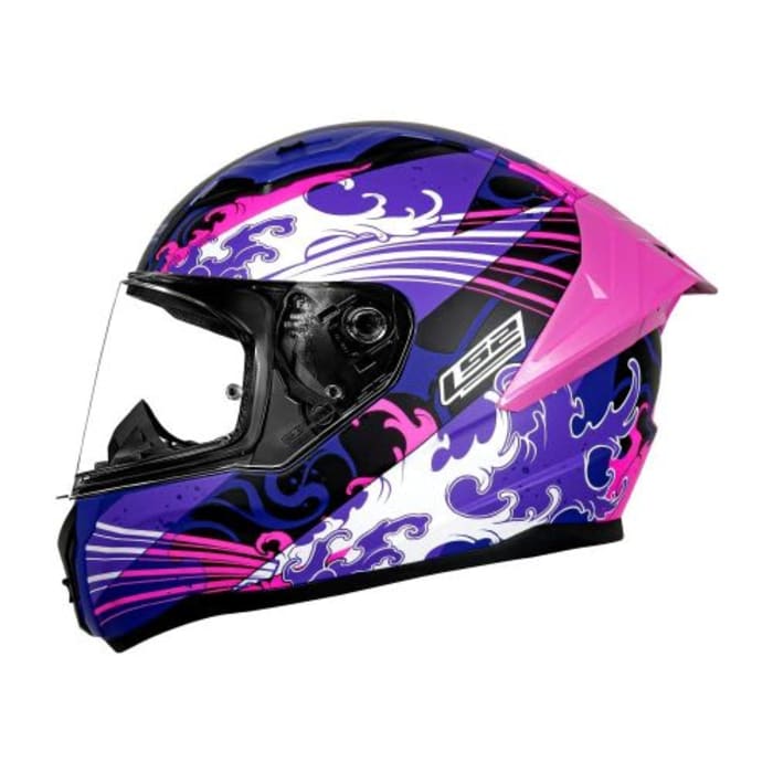 CASCO INTEGRAL LS2 FF810 KAME VIOLETA MATE/PURPURA VISOR CLARO - ECE2206