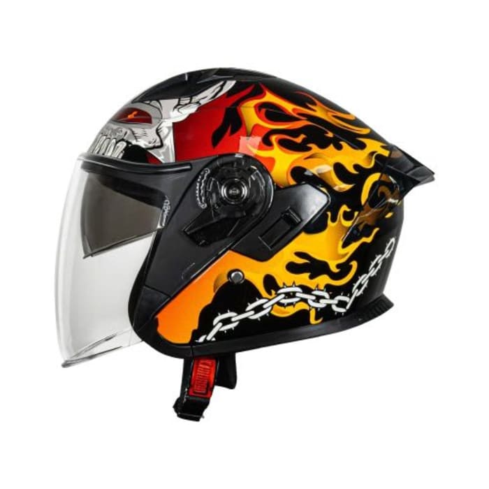 KRAEVO ABI K15 SKULL NARANJA/GRIS VEXT-CLEAR/VIN-HU/SPHU